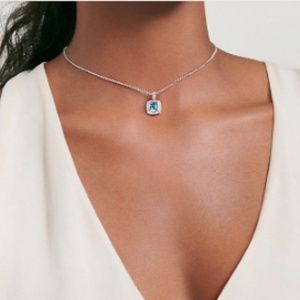 David Yurmin Petite Albion - Blue Topaz & Diamonds